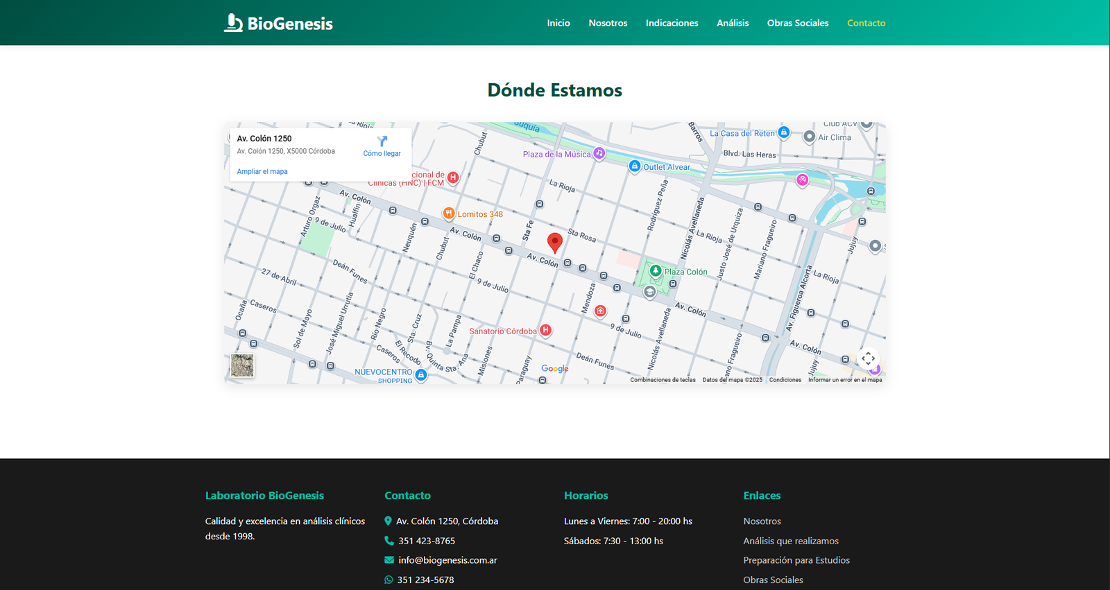 BioGénesis - Obras Sociales