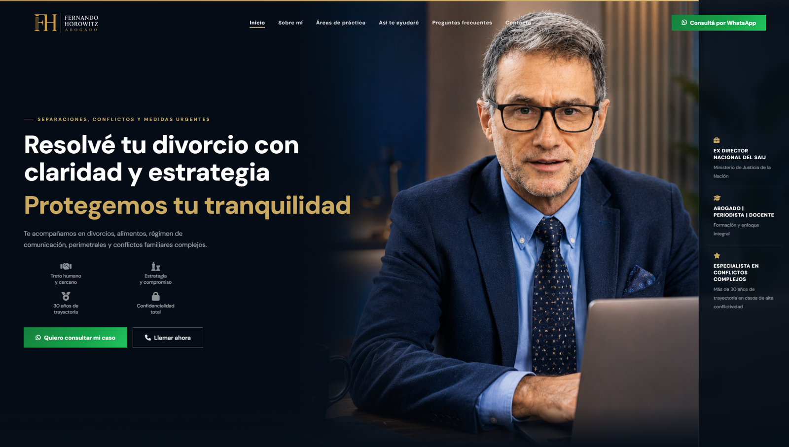 Landing — Dr. Fernando Horowitz