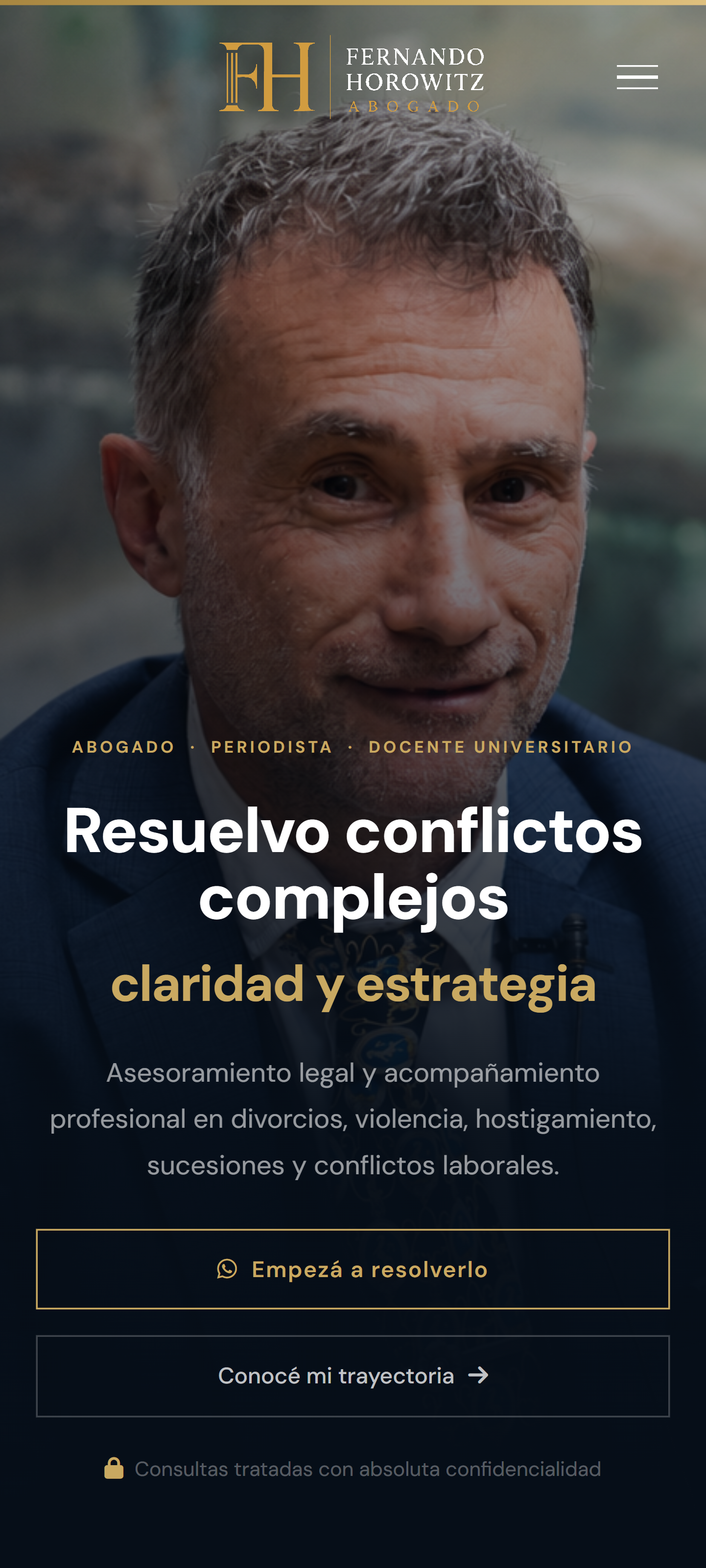 Dr. Fernando Horowitz — vista mobile