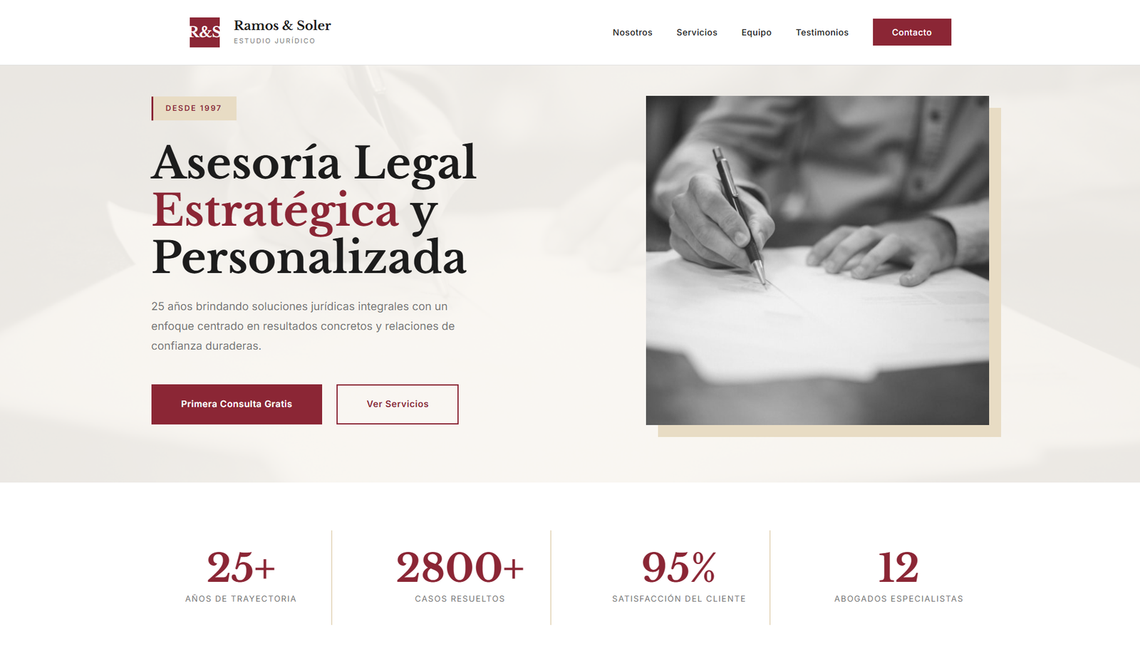 Ramos & Soler - Cabecera