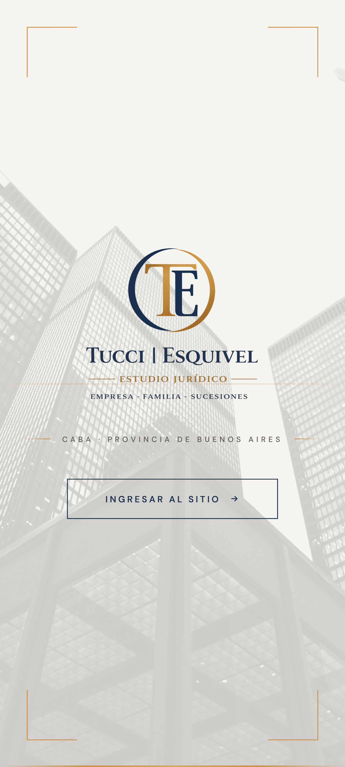Tucci | Esquivel — vista mobile